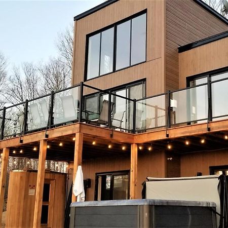 Chalet Serenity - Mont Tremblant Ski - Spa Sauna Wifi Tv Privet Chic Modern House Villa La Conception Exterior foto
