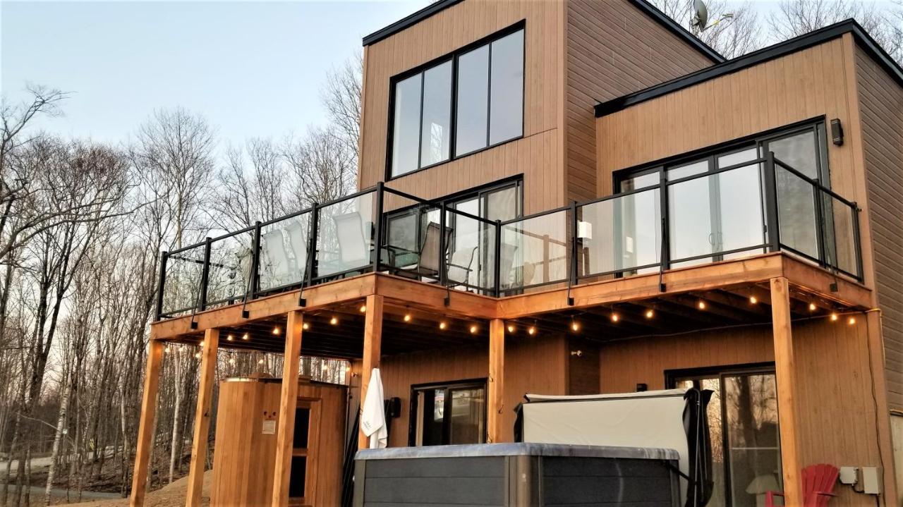 Chalet Serenity - Mont Tremblant Ski - Spa Sauna Wifi Tv Privet Chic Modern House Villa La Conception Exterior foto
