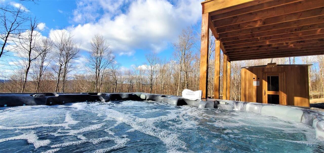 Chalet Serenity - Mont Tremblant Ski - Spa Sauna Wifi Tv Privet Chic Modern House Villa La Conception Exterior foto