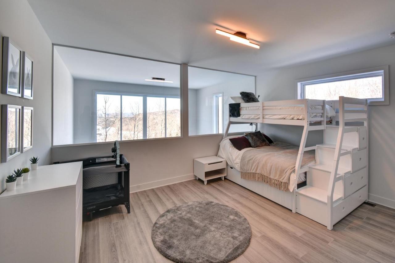 Chalet Serenity - Mont Tremblant Ski - Spa Sauna Wifi Tv Privet Chic Modern House Villa La Conception Exterior foto